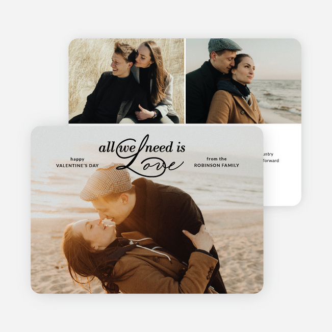 Loving Essentials Valentine’s Day Cards - Black