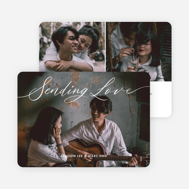 In My Heart Valentine’s Day Cards - White