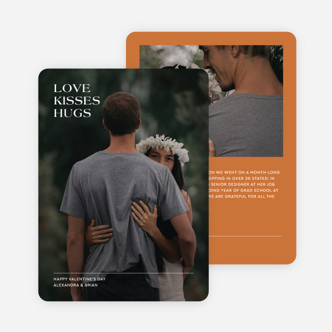 Pure Affection Valentine’s Day Cards - Orange