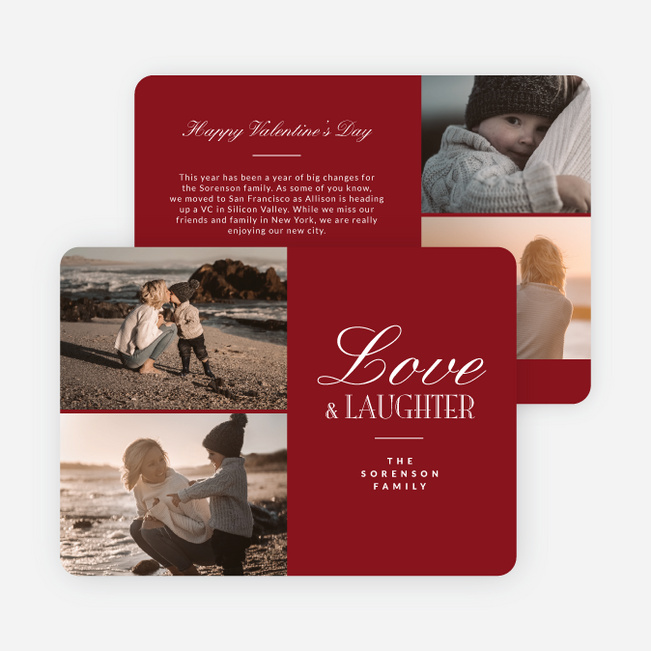 Signed with Love Valentine’s Day Cards - Red