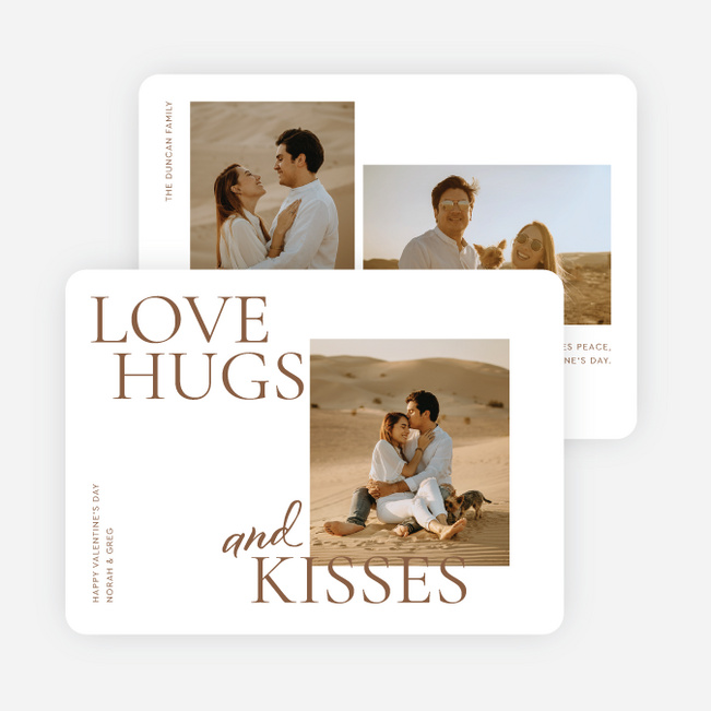 Sweet Corner Valentine’s Day Cards - Brown