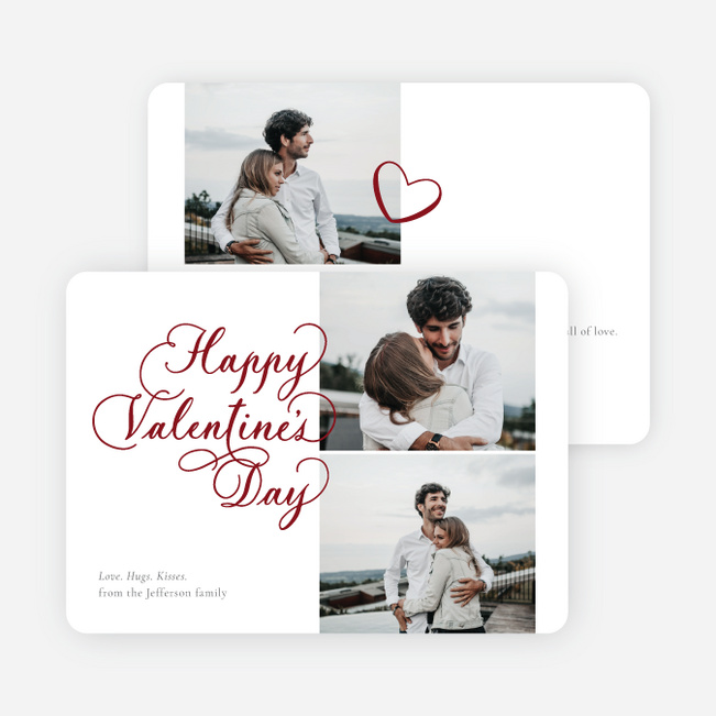 Sweet Love Valentine’s Day Cards - Red