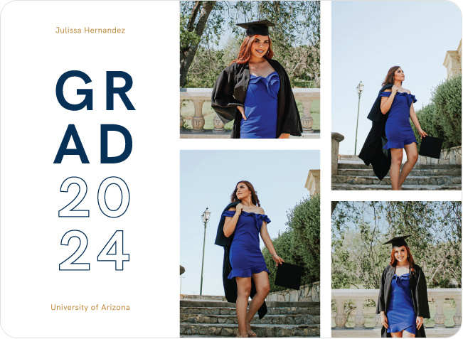 Stacking Achievement Graduation Announcements & Graduation Invitations ...