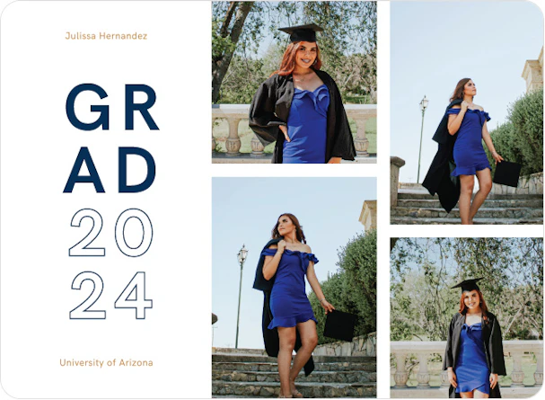 Stacking Achievement Graduation Announcements & Graduation Invitations ...