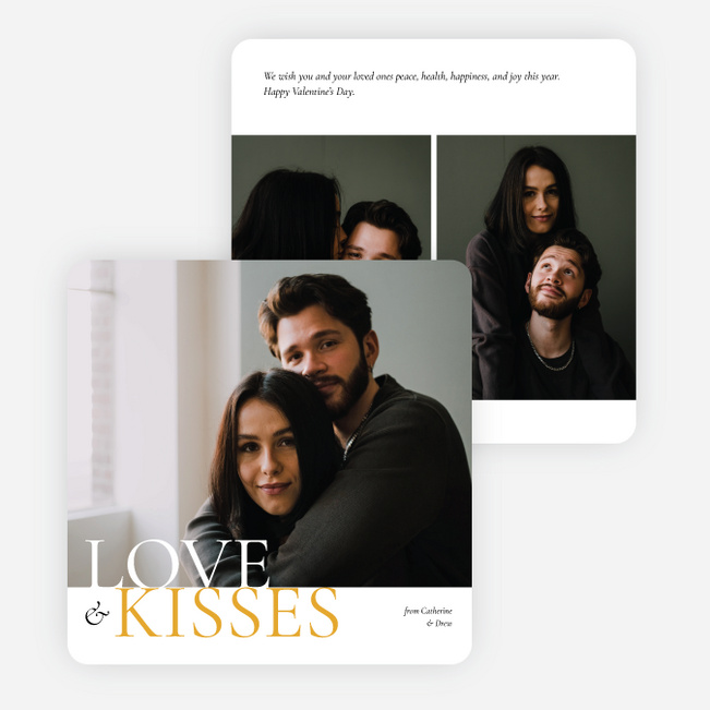 Full Wishes Valentine’s Day Cards - Yellow