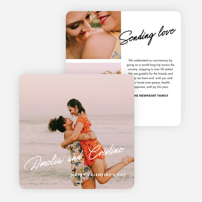 Lovely Moments Valentine’s Day Cards - White