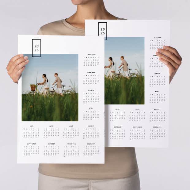 Modern Calendar Poster - Main