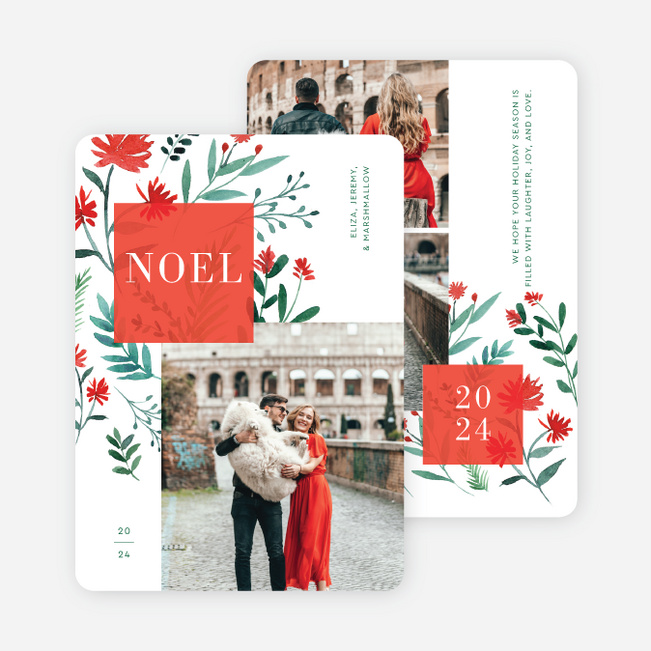 Festive Collage Christmas Cards - Multi