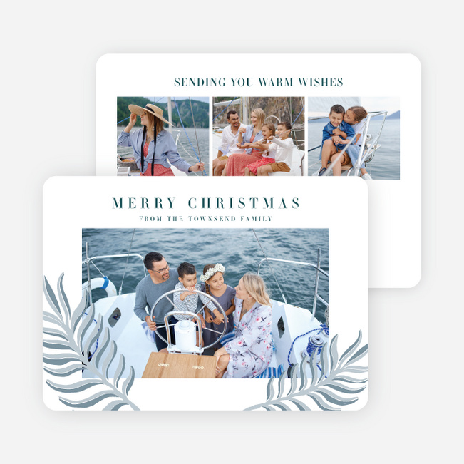 Echoes of Nature Christmas Cards - Blue