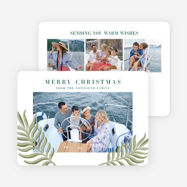 Echoes of Nature Christmas Cards - Green