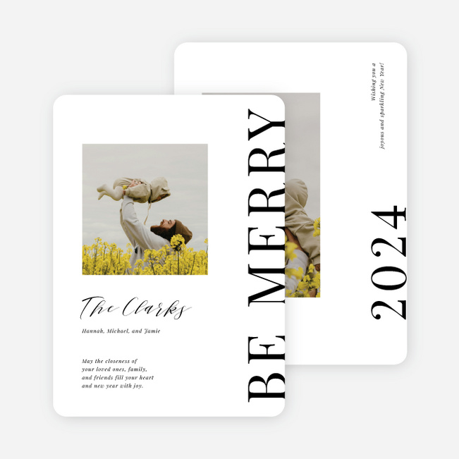 Annual Tradition Christmas Cards - White