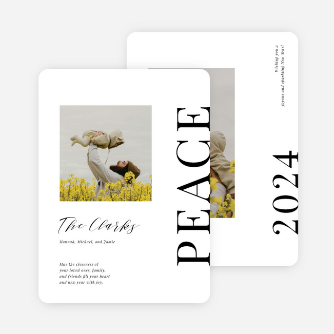 Annual Tradition Holiday Cards and Invitations - White