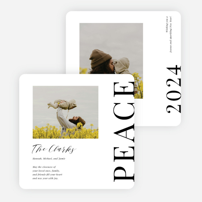 Annual Tradition Holiday Cards and Invitations - White