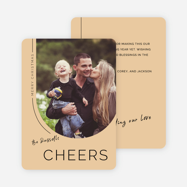 Deco Delight Christmas Cards - Yellow