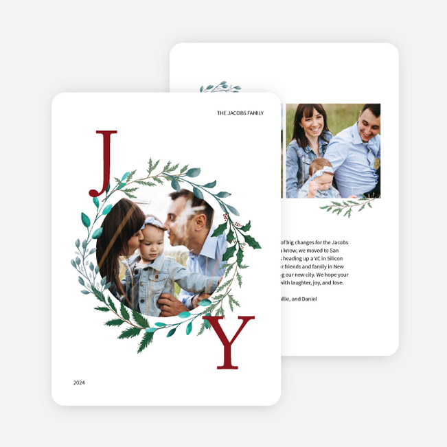 Glimpse of Joy Christmas Cards - Red