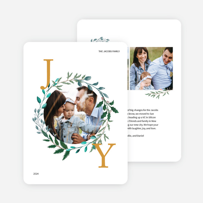 Glimpse of Joy Christmas Cards - Yellow