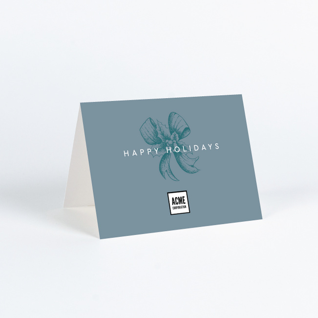 Joyful Icons Corporate Holiday Cards & Corporate Christmas Cards - Blue
