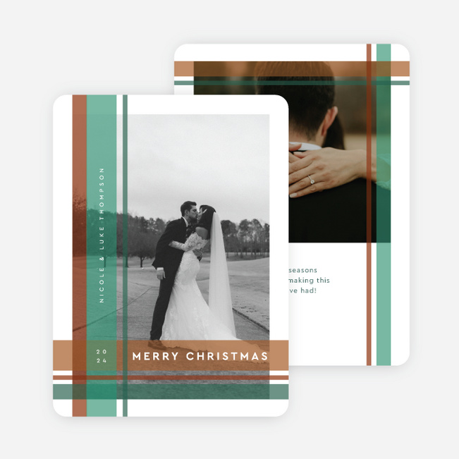 All Striped Up Christmas Cards - Multi
