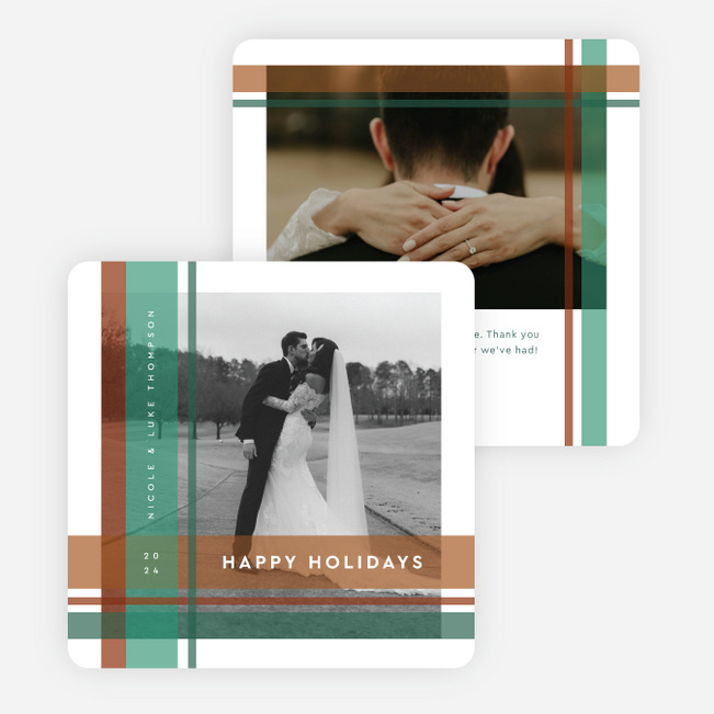 All Striped Up Holiday Cards and Invitations - Multi