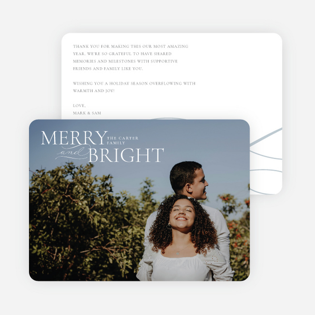 Unravel the Season Holiday Cards and Invitations - White