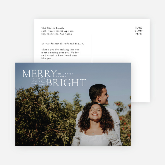 Unravel the Season Holiday Cards and Invitations - White