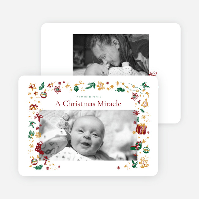 Collage of Joy Christmas Cards - Multi