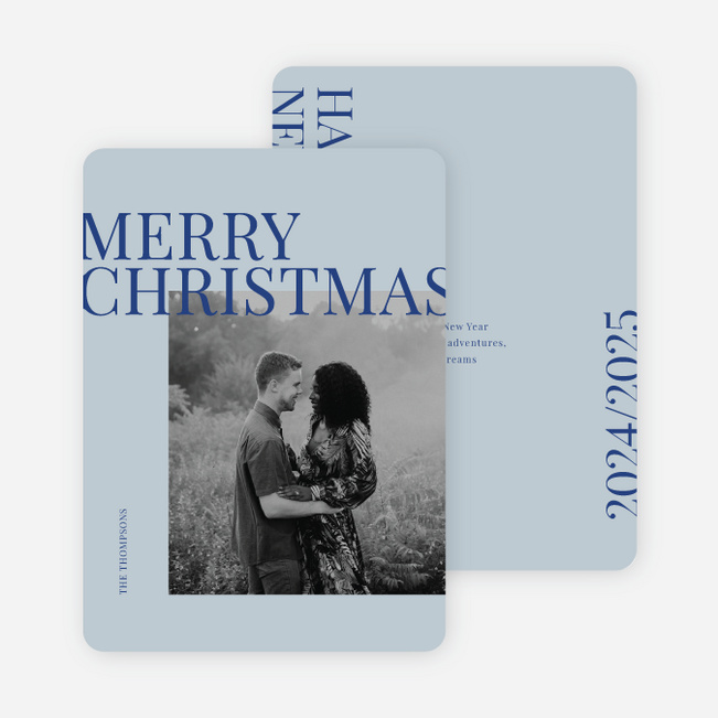 Everything Bright Christmas Cards - Blue