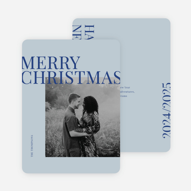 Everything Bright Christmas Cards - Blue