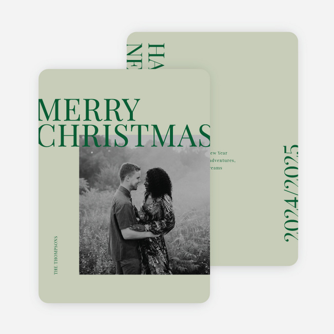 Everything Bright Christmas Cards - Green