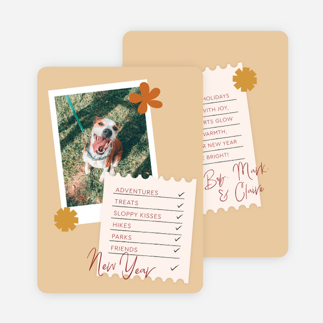 It’s All Pawsible Holiday Cards and Invitations - Yellow
