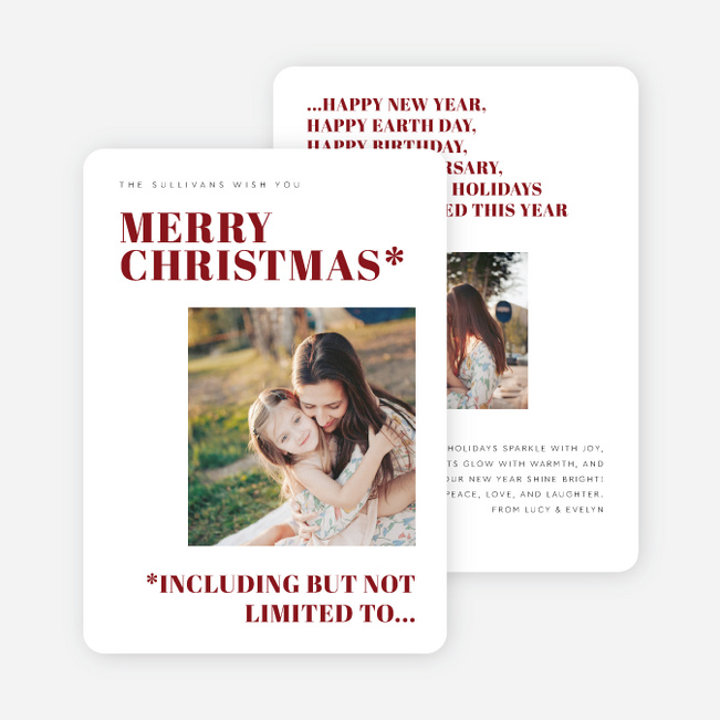 Best of Festivus Christmas Cards - Red
