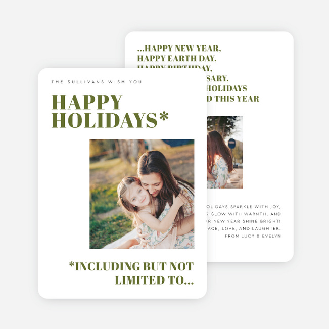 Best of Festivus Holiday Cards and Invitations - Green