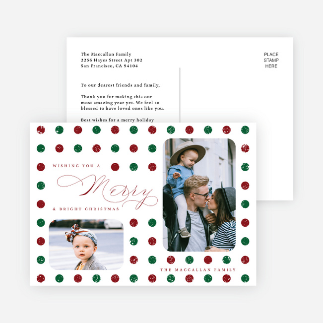 Connect the Festive Dots Christmas Cards - Multi