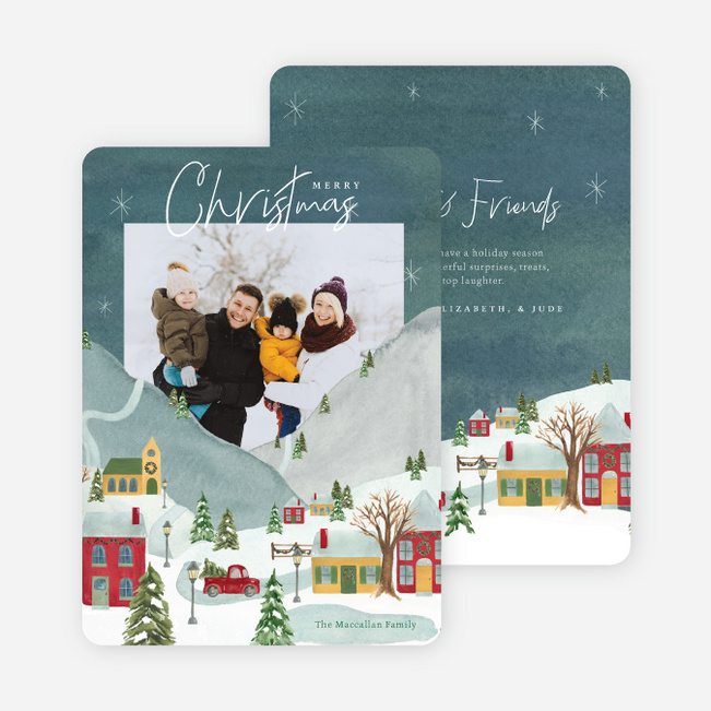 Mountain Merriment Christmas Cards - Multi