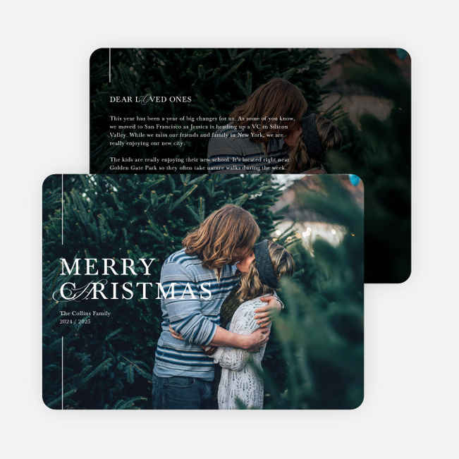 Low-Key Celebrations Christmas Cards - White