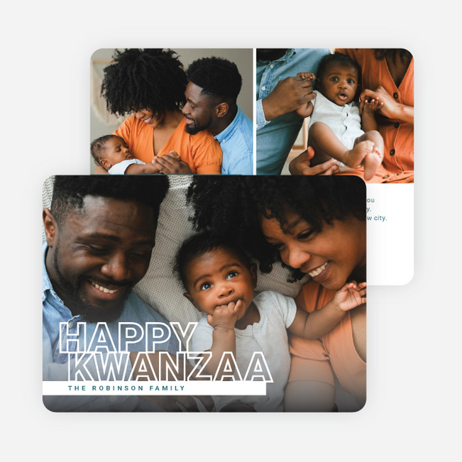 Intro to the Season Kwanzaa Cards - White