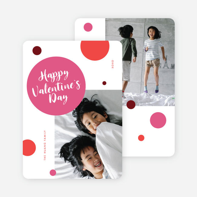 Circle of Love Valentine’s Day Cards - Pink