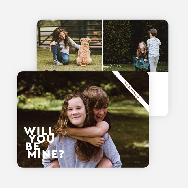 Happy Love Day Valentine’s Day Cards - Red