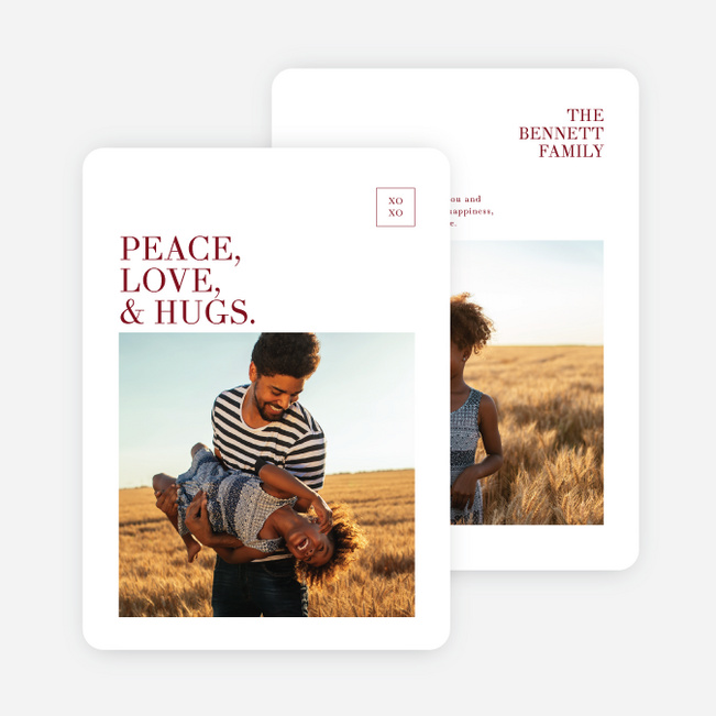 Lovely Gesture Valentine’s Day Cards - Red