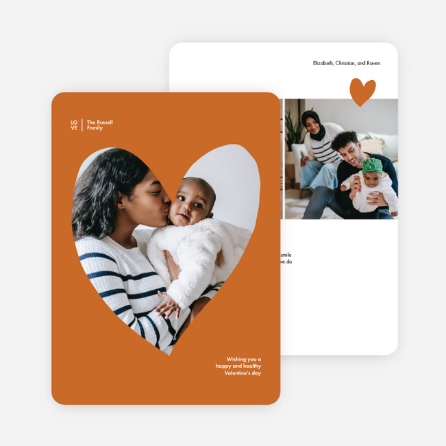 My Hearts Valentine’s Day Cards - Orange