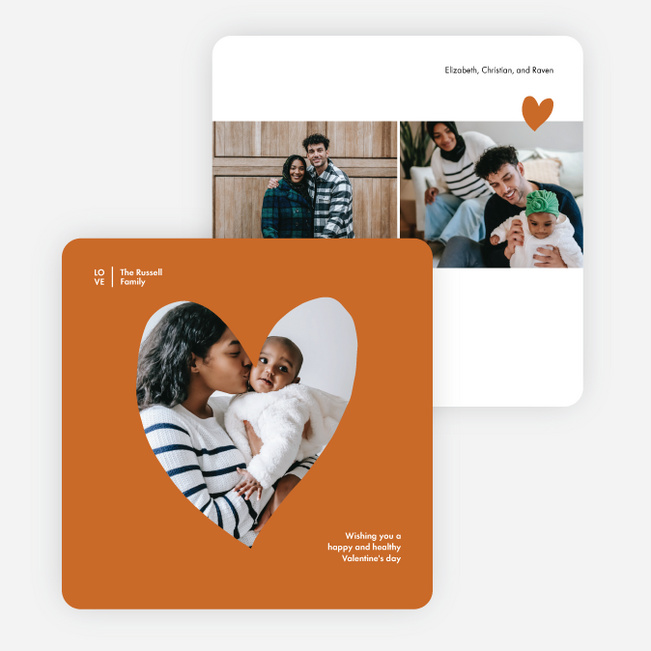 My Hearts Valentine’s Day Cards - Orange