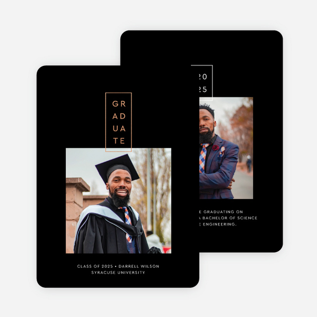 Foil High Achievement Graduation Announcements & Graduation Invitations - Pink