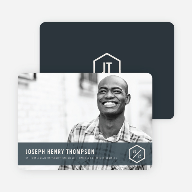 Celebrating Tradition Graduation Announcement - Khaki