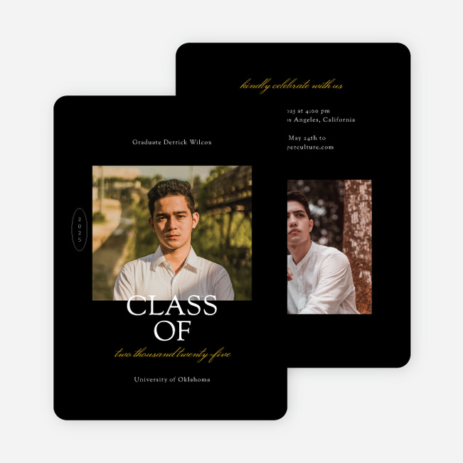 Proudly Presenting Graduation Announcements & Graduation Invitations - Black