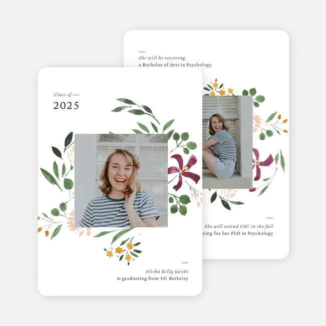 Bursting with Knowledge Graduation Announcements & Graduation Invitations - Multi