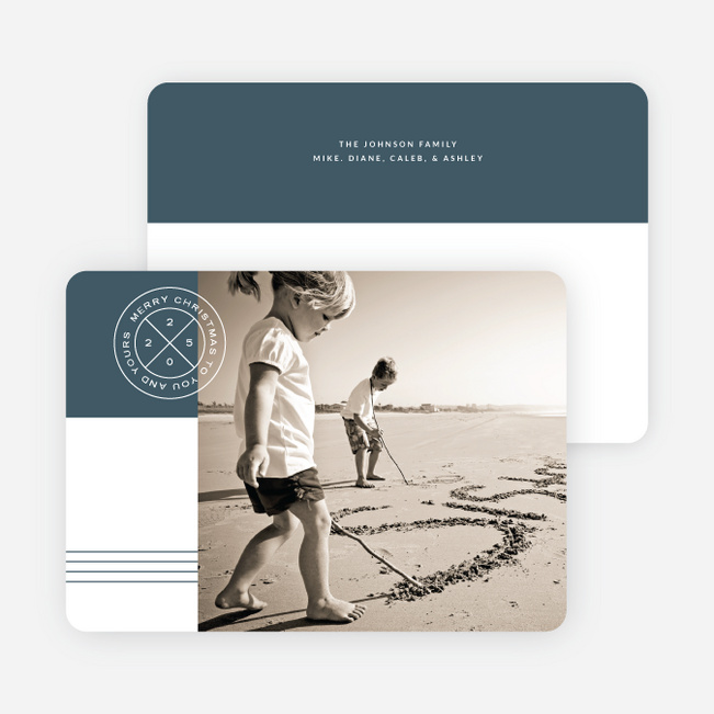 Christmas Seal Christmas Cards - Gray