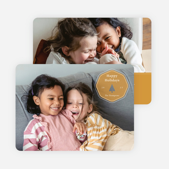 Cleanly Stamped Holiday Cards and Invitations - Yellow