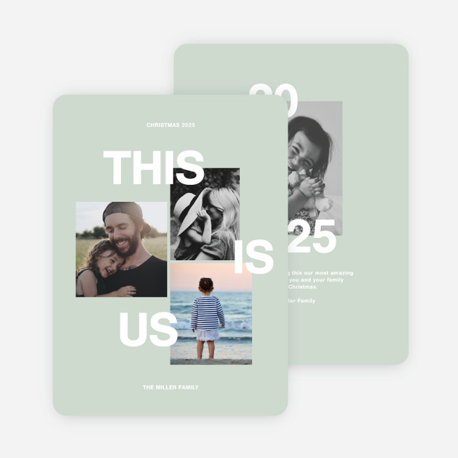 This Is Us Holiday Card - Green