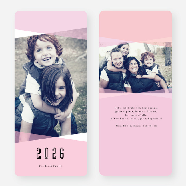 New Year’s Shapes - Pink