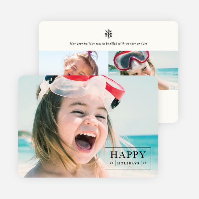 Happy Memories Holiday Cards - Beige